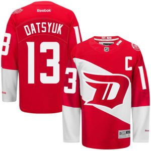 Herren Detroit Red Wings Eishockey Trikot Pavel Datsyuk #13 Reebok Rot 2016 Stadium Series